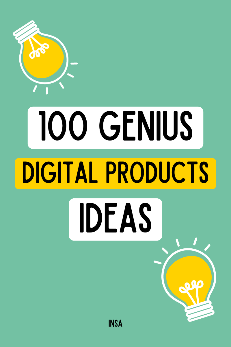 Top 100 Digital Product Ideas