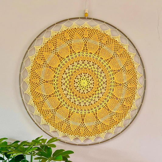 Sunshine Mandala Crochet PATTERN